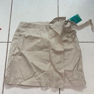 Linen Forever 21 skort